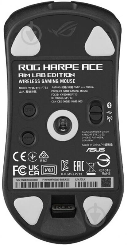 Мишка Asus ROG Harpe Ace Aim Lab Edition black (90MP02W0-BMUA00) - фото 9