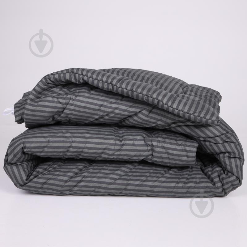 Ковдра бавовняна №155 Сolor Fun Line 17-0611 Stripe Black демісезон 200x220 см MirSon чорний - фото 1 Ковдра бавовняна №155 Сolor Fun Line 17-0611 Stripe Black демісезон 200x220 см MirSon чорний - фото 1