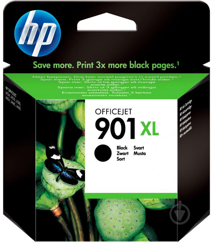 Картридж HP 901XL CC654AE black - фото 1