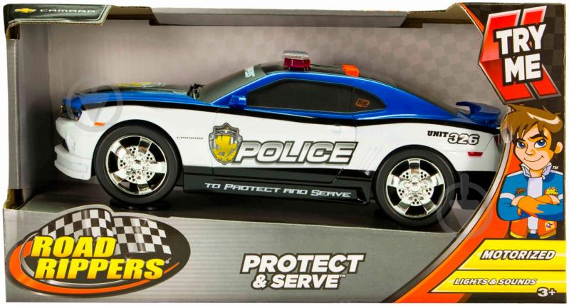 Полицейская машина Toy State Chevy Camaro Protect&Serve 1:24 34593 - фото 4