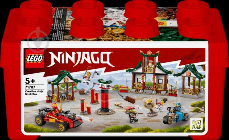 Конструктор LEGO NINJAGO Творческая коробка с кубиками ниндзя 71787 - фото 1