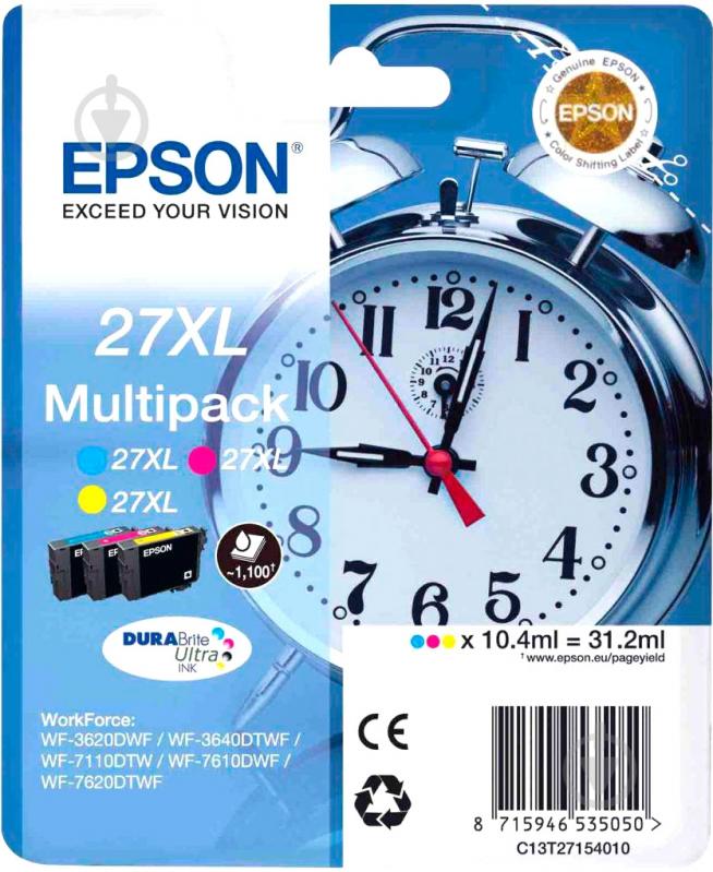 Картридж Epson WF7110 color - фото 1 Картридж Epson WF7110 color - фото 1