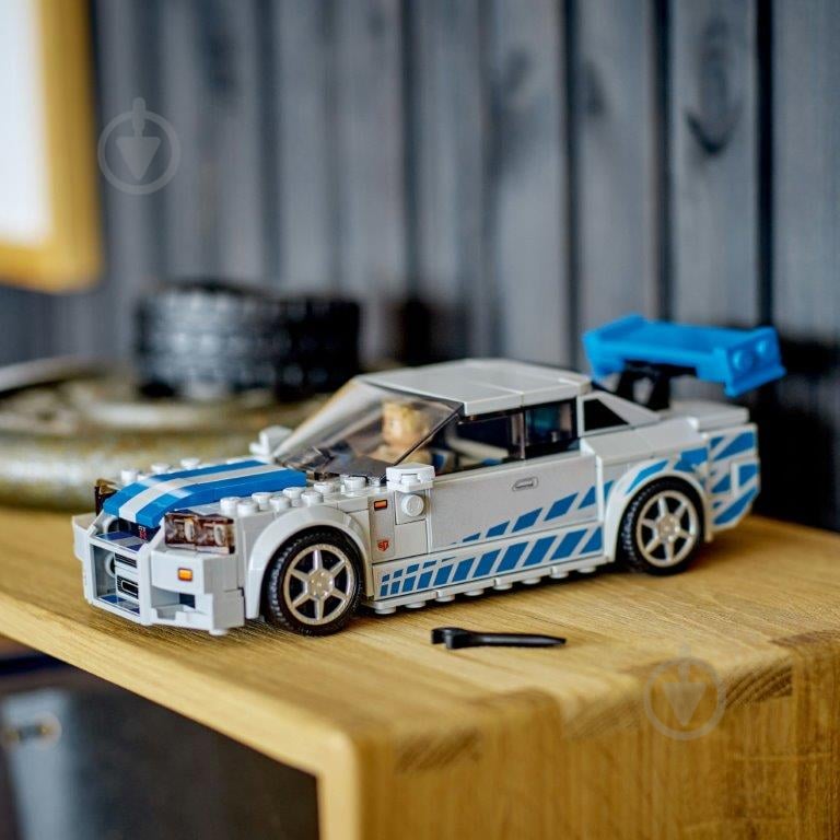 Конструктор LEGO Speed Champions «Подвійний форсаж» Nissan Skyline GT-R (R34) 76917 - фото 7