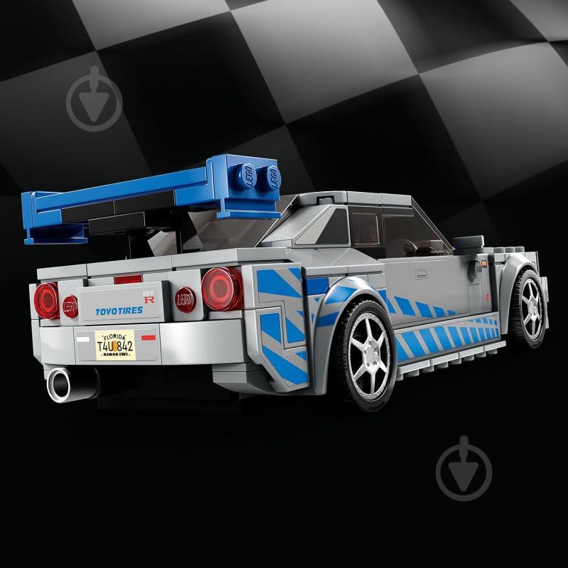 Конструктор LEGO Speed Champions «Подвійний форсаж» Nissan Skyline GT-R (R34) 76917 - фото 8