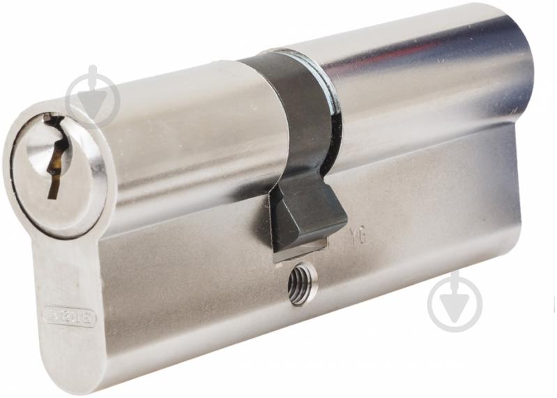 Цилиндр Abus E50 30x35 ключ-ключ 65 мм матовый никель - фото 1