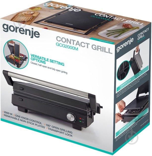 Гриль контактный Gorenje GCG2000M - фото 17