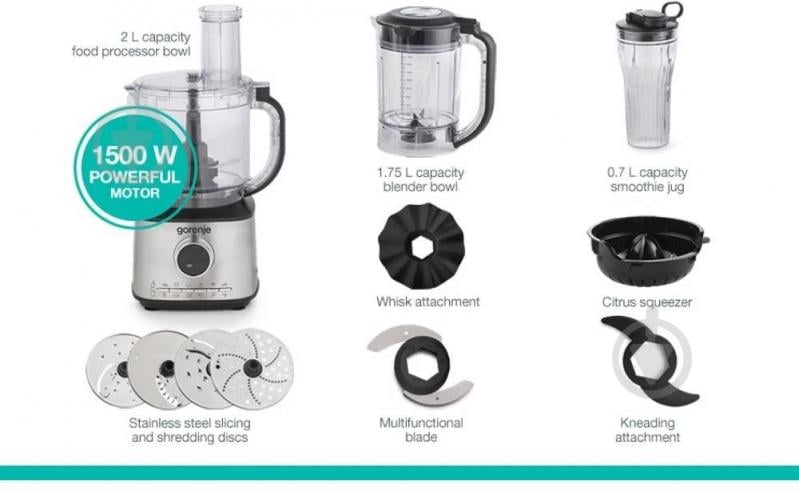 Кухонный комбайн Gorenje SBR1500E - фото 5