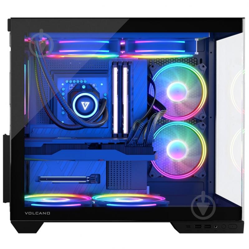 Корпус Modecom Volcano Panorama Apex ARGB 5F MIDI Grey без БП ATX - фото 16