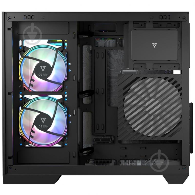 Корпус Modecom Volcano Panorama Apex ARGB 5F MIDI Grey без БП ATX - фото 17