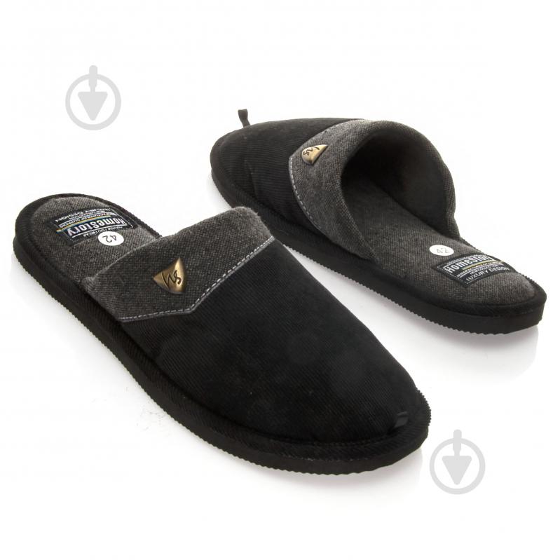 Тапки домашние Home Story 231081-3 р.43 черный - фото 2 Тапки домашние Home Story 231081-3 р.43 черный - фото 2