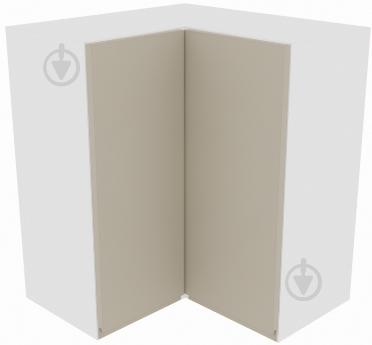 Шкаф Влада (В 60х60 прямой (720)правая) айвори/белый - фото 1