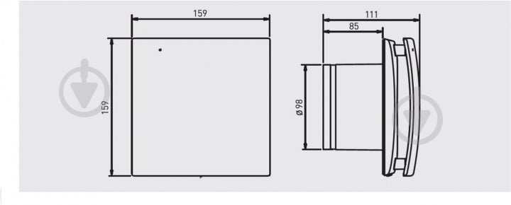 Вытяжной вентилятор Soler&Palau для ванной DECOR-100 CZ DESIGN - фото 12