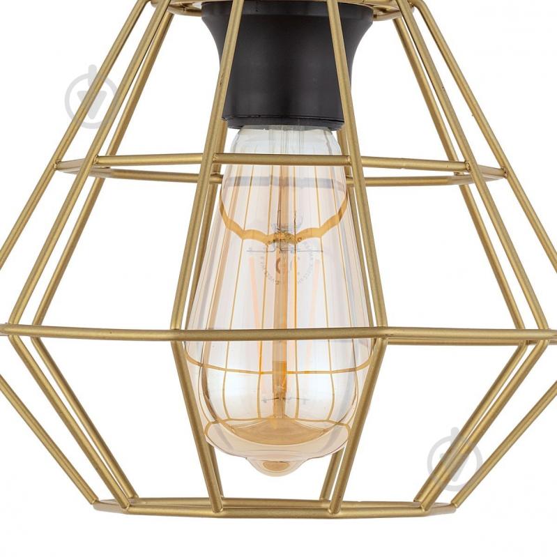 ВИТРИНА! Подвес LIGHT SET DIAMOND 4640 1x15 Вт /E27 черный/золото - фото 4 ВИТРИНА! Подвес LIGHT SET DIAMOND 4640 1x15 Вт /E27 черный/золото - фото 4