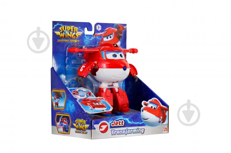 Игрушка-трансформер Super Wings Transforming Джетт (Jett) EU780210 - фото 3