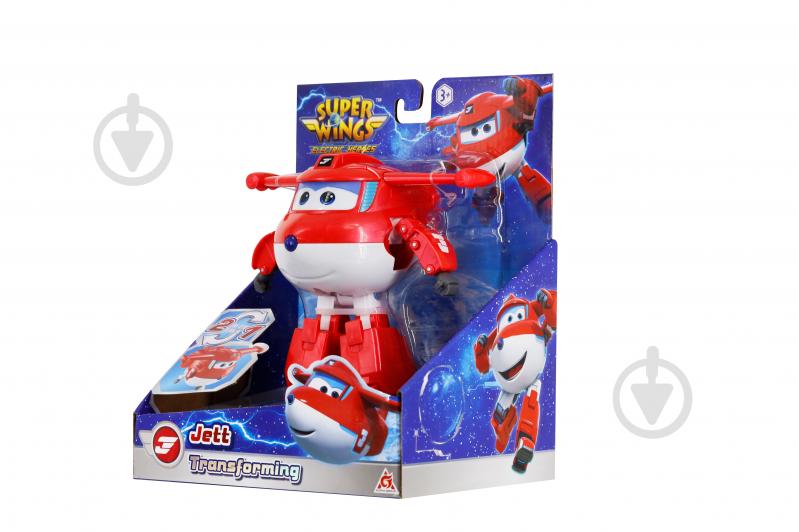 Игрушка-трансформер Super Wings Transforming Джетт (Jett) EU780210 - фото 2