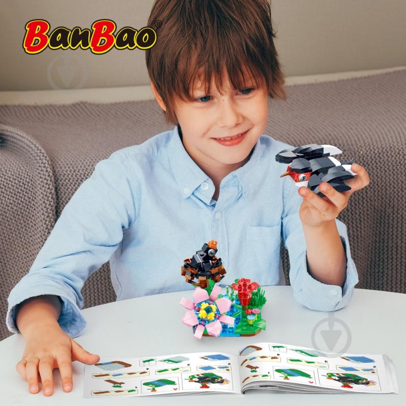 Конструктор BanBao 2в1 Ластівка і чорний лебідь ET610 - фото 6