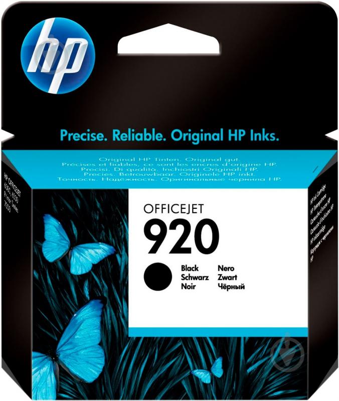 Картридж HP 920 CD971AE black - фото 1