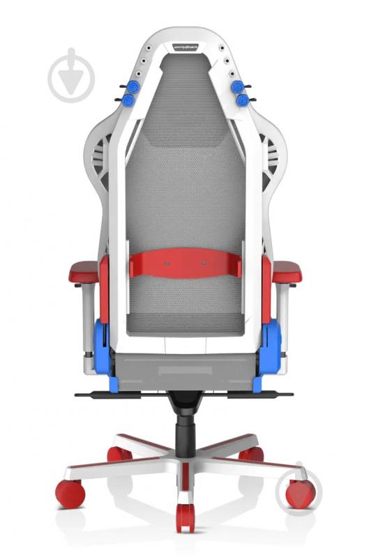 Крісло DXRacer Air PRO (AIR-R1S-WRB.G-B3-NVF) біло-синьо-червоний/жовтий - фото 8