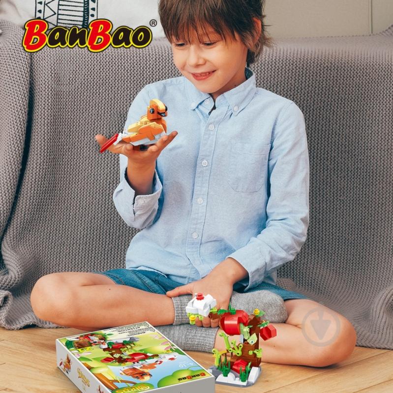 Конструктор BanBao 2в1 Вільшанка і лисичка ET616 - фото 10 Конструктор BanBao 2в1 Вільшанка і лисичка ET616 - фото 10