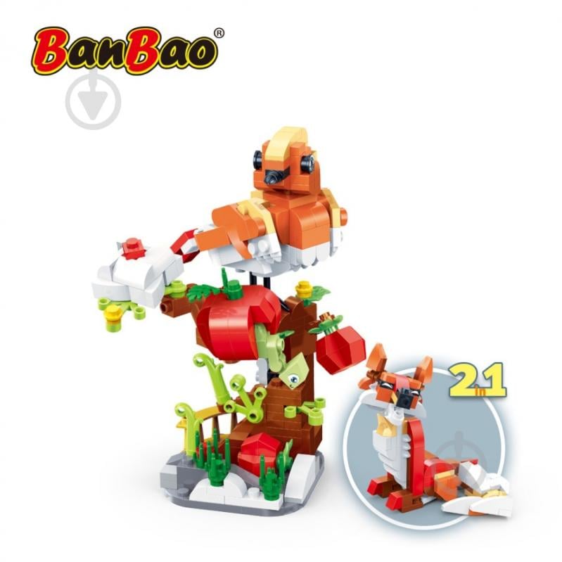Конструктор BanBao 2в1 Вільшанка і лисичка ET616 - фото 4 Конструктор BanBao 2в1 Вільшанка і лисичка ET616 - фото 4