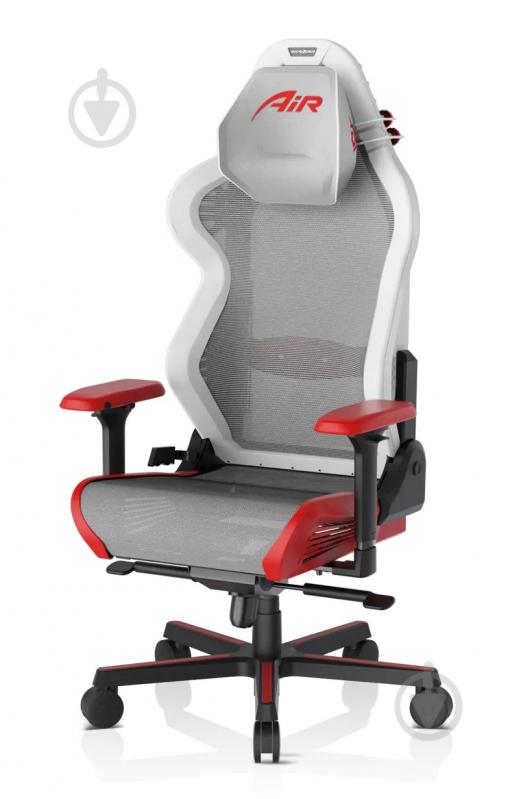 Крісло DXRacer Air PRO (AIR-R1S-WRN.G-B3-NVF) біло-червоний - фото 5