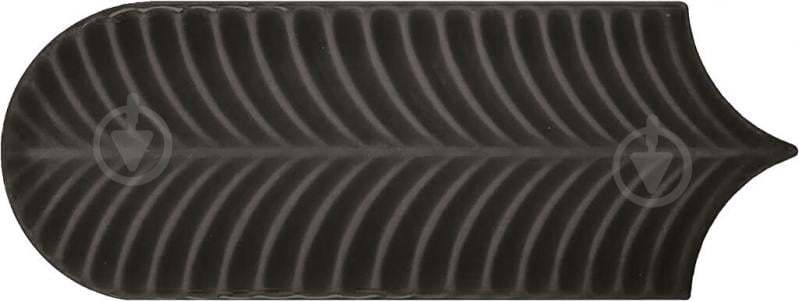 Плитка Cifre Alma Scale Black brillo 8x21,5 см - фото 1