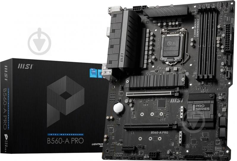 Материнская плата MSI B560-A PRO (Socket 1200, Intel B560, ATX) - фото 1