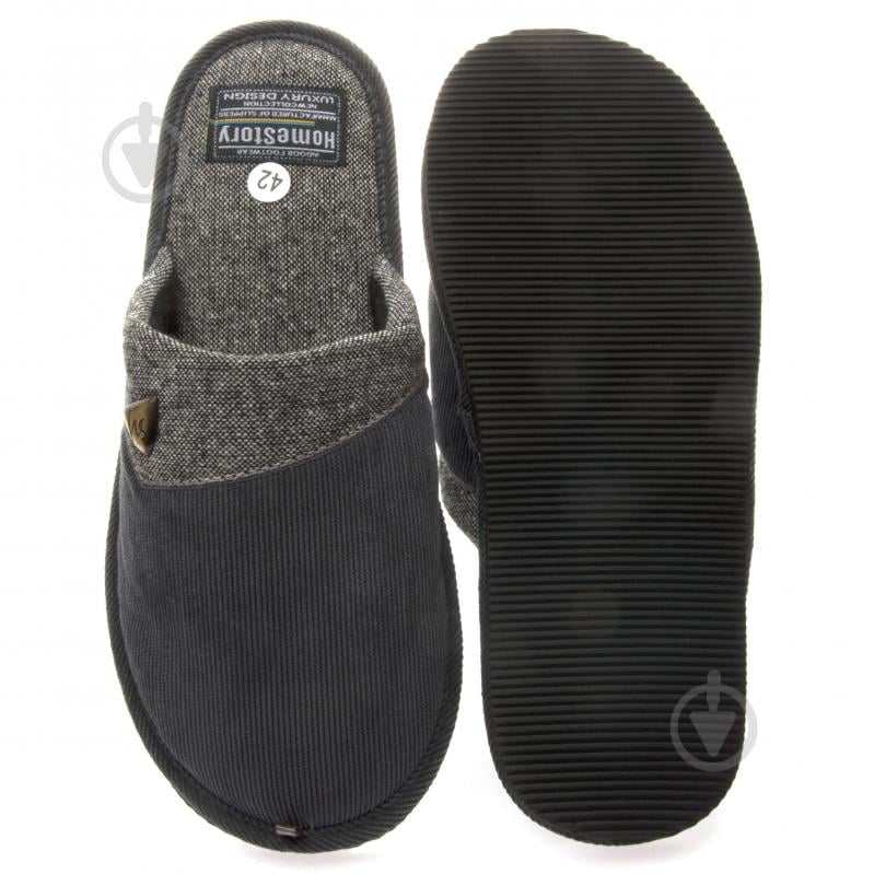 Тапки домашние Home Story 231081-15 р.43 серый - фото 4 Тапки домашние Home Story 231081-15 р.43 серый - фото 4