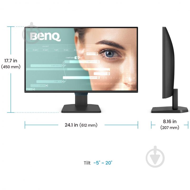 Монитор BenQ GW2790C 27" (9H.LNPLB.QBE) - фото 8