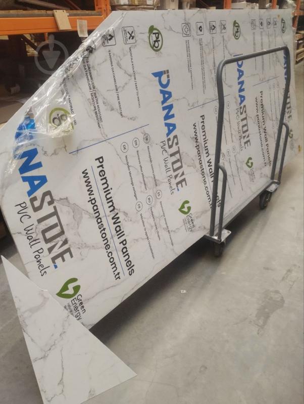 УЦЕНКА! Декоративная панель Panastone ПВХ Bianco Carrara 1220х2800х2,8 мм (PS-101) (УЦ №2487) - фото 3 УЦЕНКА! Декоративная панель Panastone ПВХ Bianco Carrara 1220х2800х2,8 мм (PS-101) (УЦ №2487) - фото 3