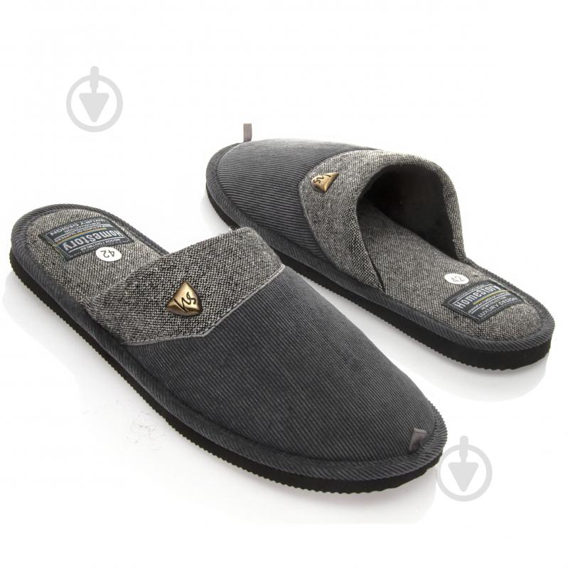 Тапки домашние Home Story 231081-13 р.41 серый - фото 3 Тапки домашние Home Story 231081-13 р.41 серый - фото 3