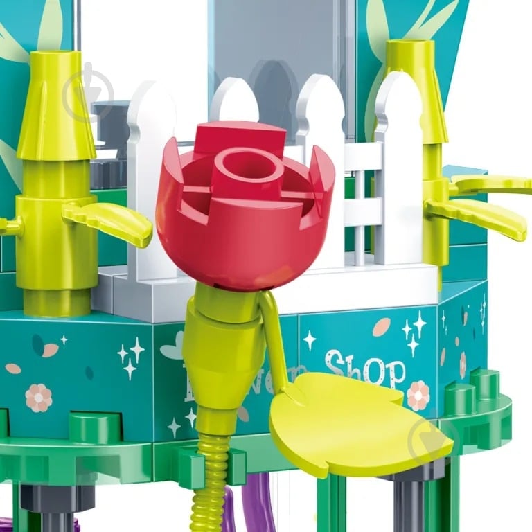 Конструктор BanBao Квіткова крамниця Mini High-Street Series ET808 - фото 8 Конструктор BanBao Квіткова крамниця Mini High-Street Series ET808 - фото 8