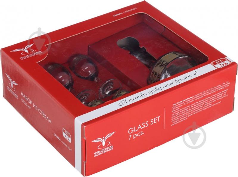 Набор для напитков 7 предметов Гусь Хрустальный - фото 5