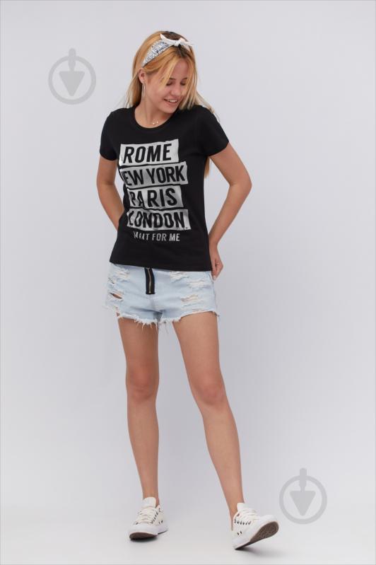 Футболка YAPPI Basic WB1021 р.M черный - фото 2 Футболка YAPPI Basic WB1021 р.M черный - фото 2