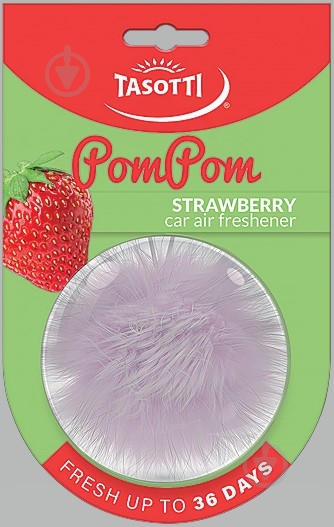 Ароматизатор подвесной Tasotti Ром Ром Strawberry - фото 1 Ароматизатор подвесной Tasotti Ром Ром Strawberry - фото 1