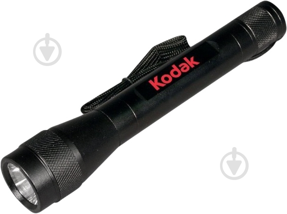 Фонарь Kodak алюминиевый 1W + 2AA robust черный - фото 1