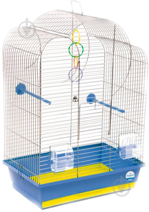 Клетка Природа Воля хром 44х27х63 см - фото 1 Клетка Природа Воля хром 44х27х63 см - фото 1