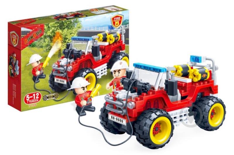 Конструктор BanBao Джип інерційний Fire Series 7106 - фото 1