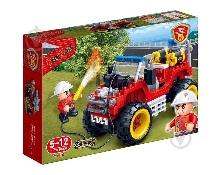 Конструктор BanBao Джип інерційний Fire Series 7106 - фото 2