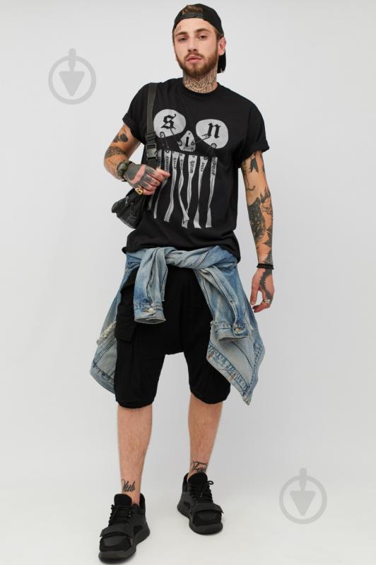 Футболка YAPPI MB1069 р.S черный - фото 2