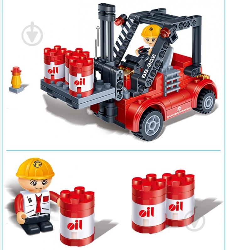 Конструктор BanBao Погрузчик Перевозки 8778 - фото 3 Конструктор BanBao Погрузчик Перевозки 8778 - фото 3