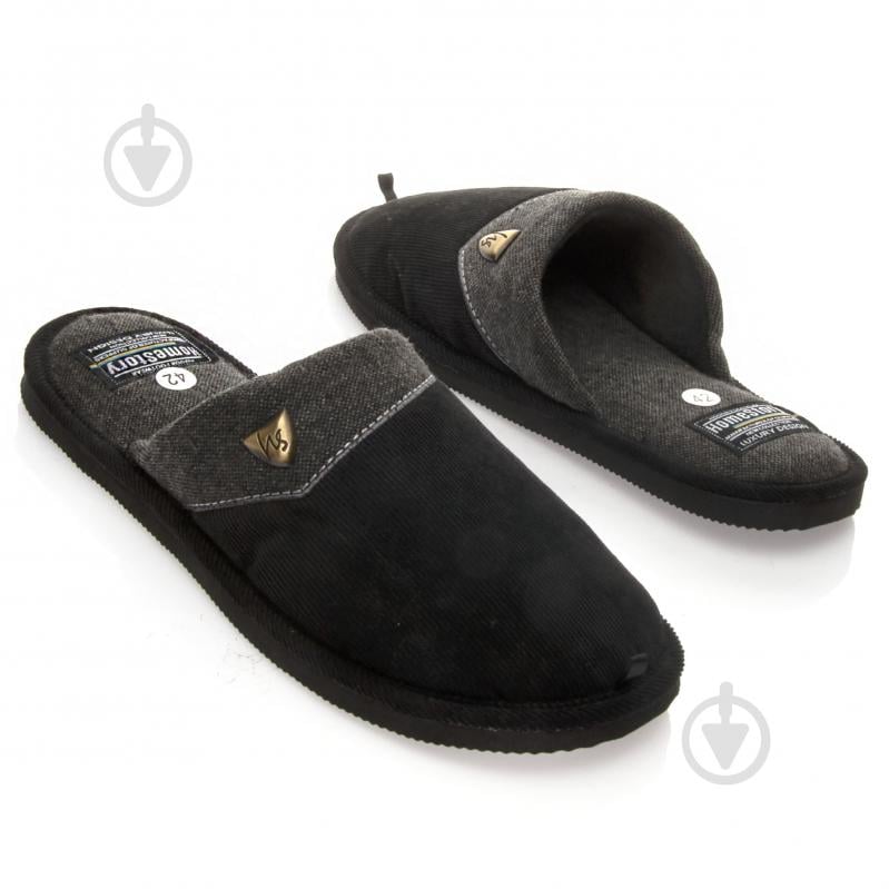 Капці домашні Home Story 231081-1 р.41 чорний - фото 2 Капці домашні Home Story 231081-1 р.41 чорний - фото 2