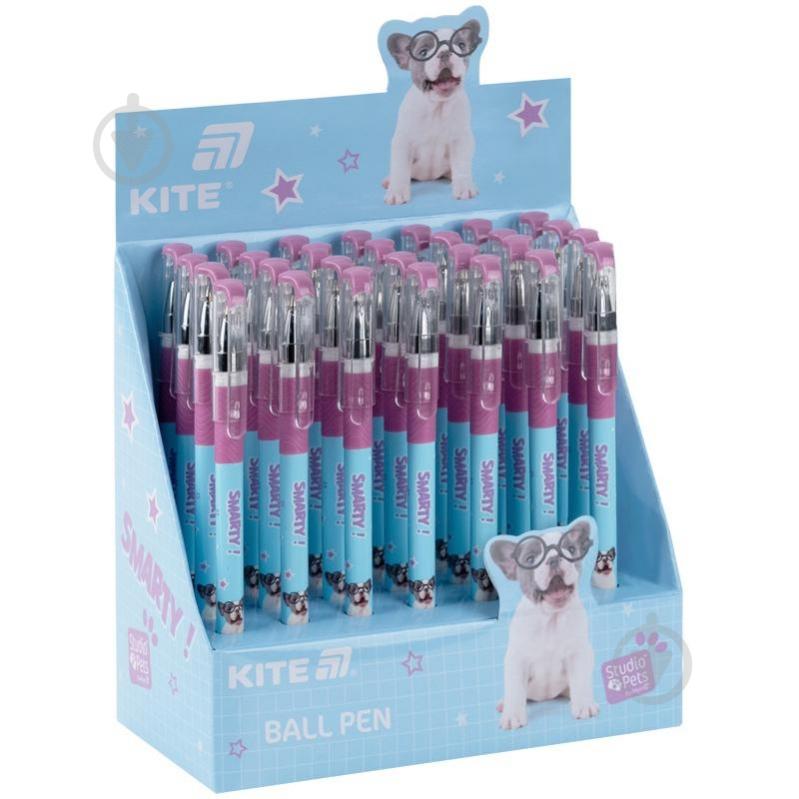 Ручка шариковая KITE Studio Pets синяя SP26-032 - фото 2 Ручка шариковая KITE Studio Pets синяя SP26-032 - фото 2