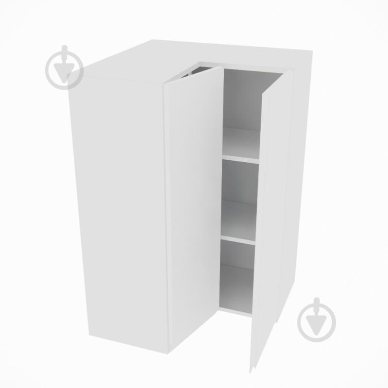 Шкаф Влада (В 60х60 прямой (920)правая) белый шелк/белый - фото 2