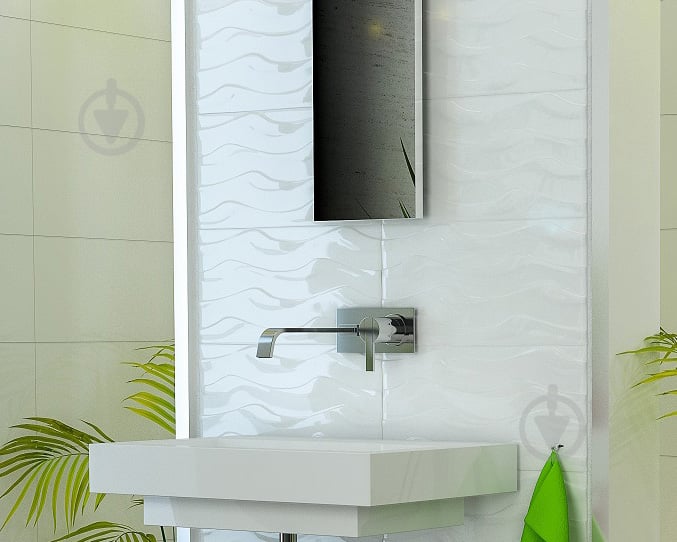 Плитка Golden Tile Mono fusion white М50151 30x60 - фото 2