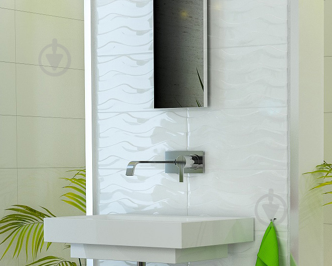 Плитка Golden Tile Mono fusion white М50151 30x60 - фото 3