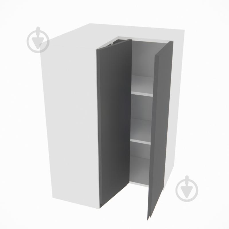 Шкаф Влада (В 60х60 прямой (920)правая) графит/белый - фото 2 Шкаф Влада (В 60х60 прямой (920)правая) графит/белый - фото 2