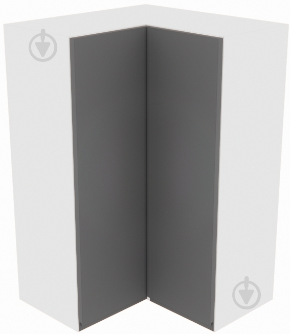 Шкаф Влада (В 60х60 прямой (920)правая) графит/белый - фото 1 Шкаф Влада (В 60х60 прямой (920)правая) графит/белый - фото 1