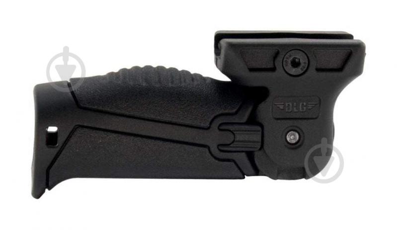 Рукоятка DLG Tactical перенос вогню DLG-048 FOLDABLE PICATINNY FORE GRIP BLACK - фото 2