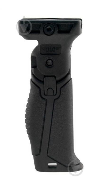 Рукоятка DLG Tactical перенос вогню DLG-048 FOLDABLE PICATINNY FORE GRIP BLACK - фото 1